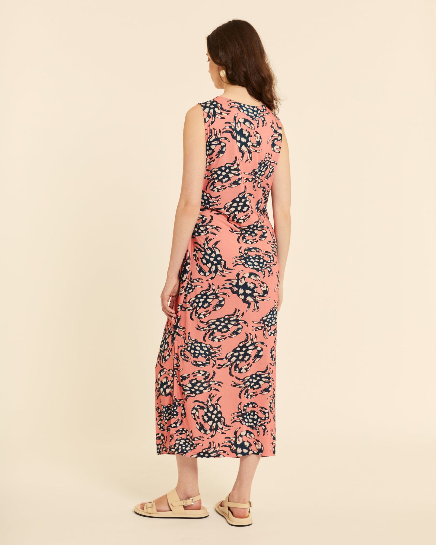VESTIDO ANUDADO PINK CRABS