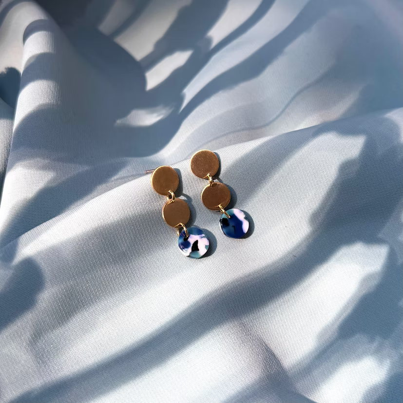 Pendientes Azure Large Lavs