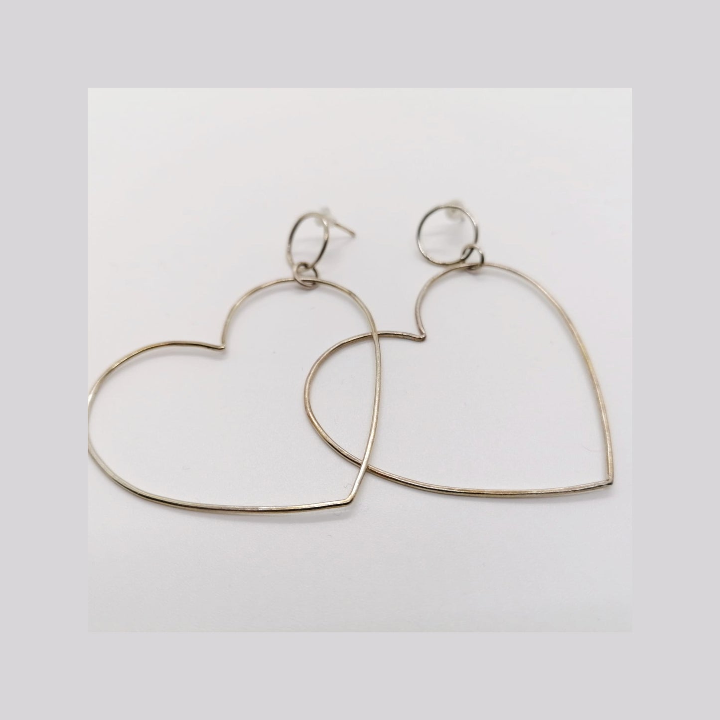 PENDIENTES CORAZÓN PLATA