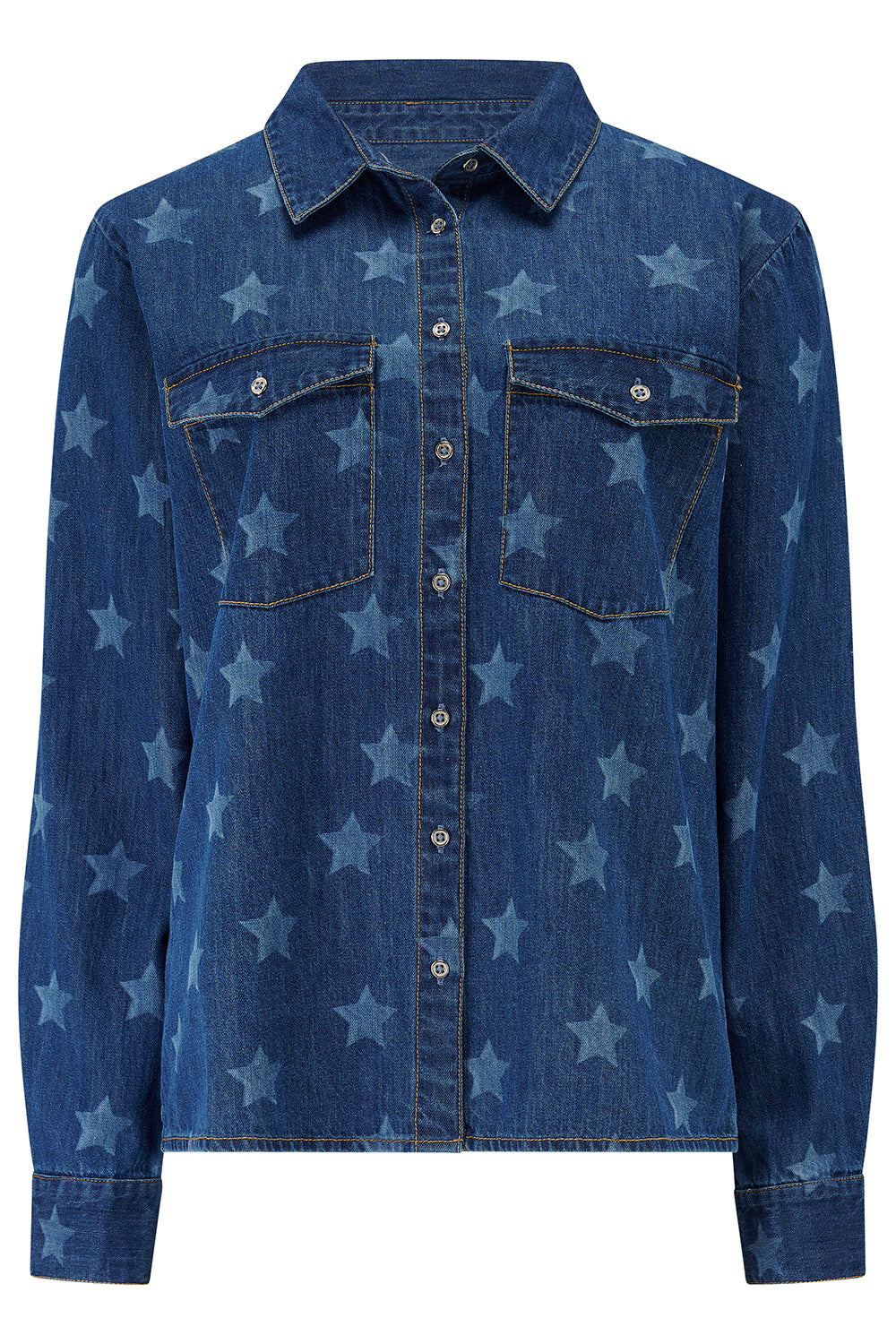 CAMISA ALEXIA STARS MID BLUE DENIM