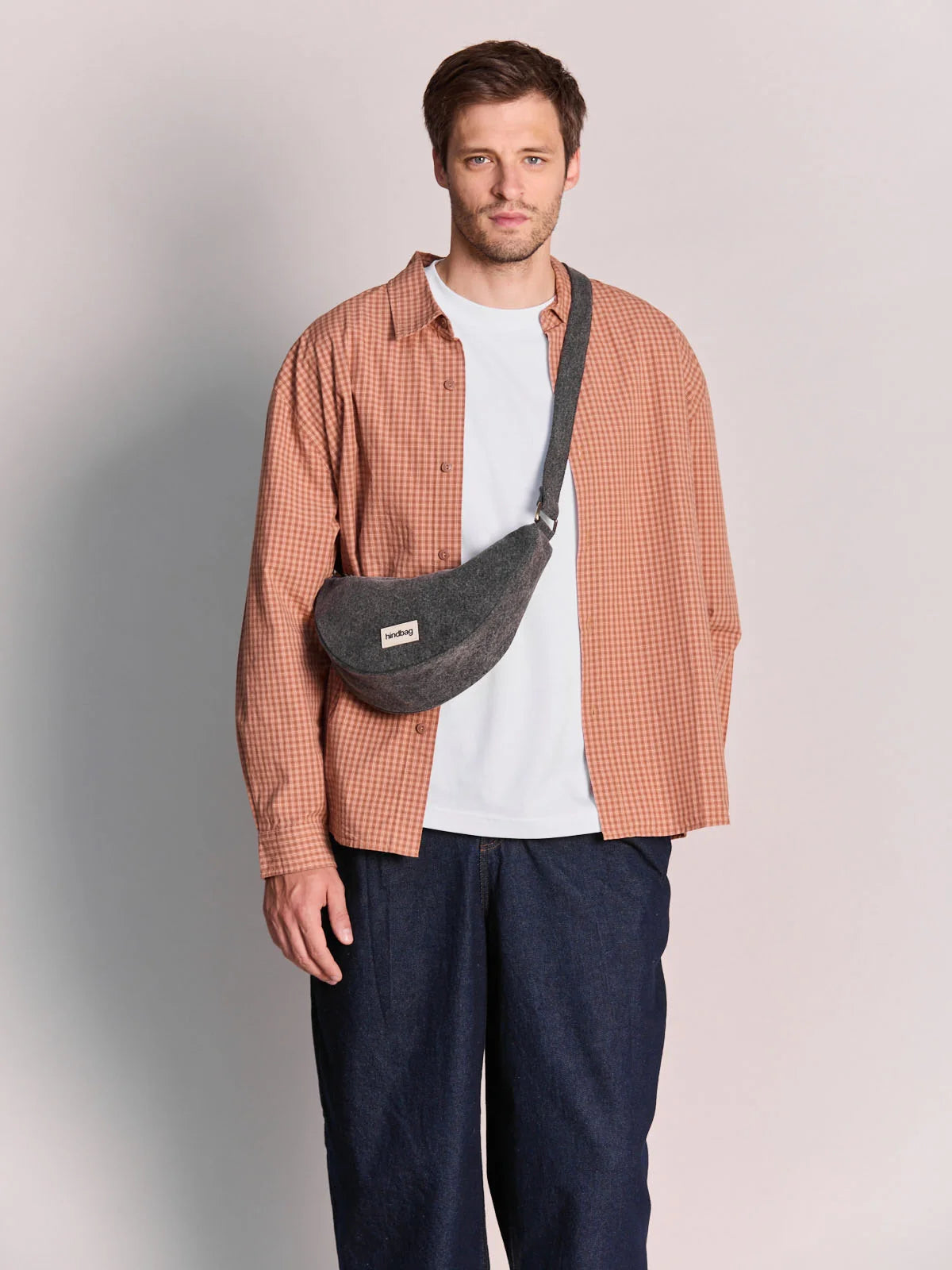 Riñonera Andrea Denim Gris Hindbag
