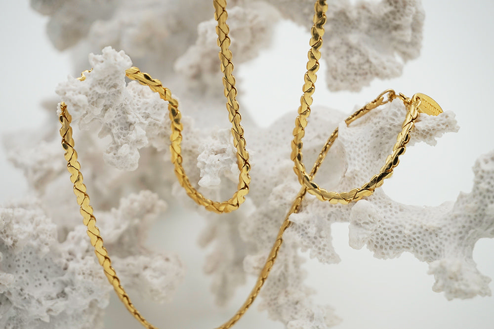 COLLAR HEARTS GOLD