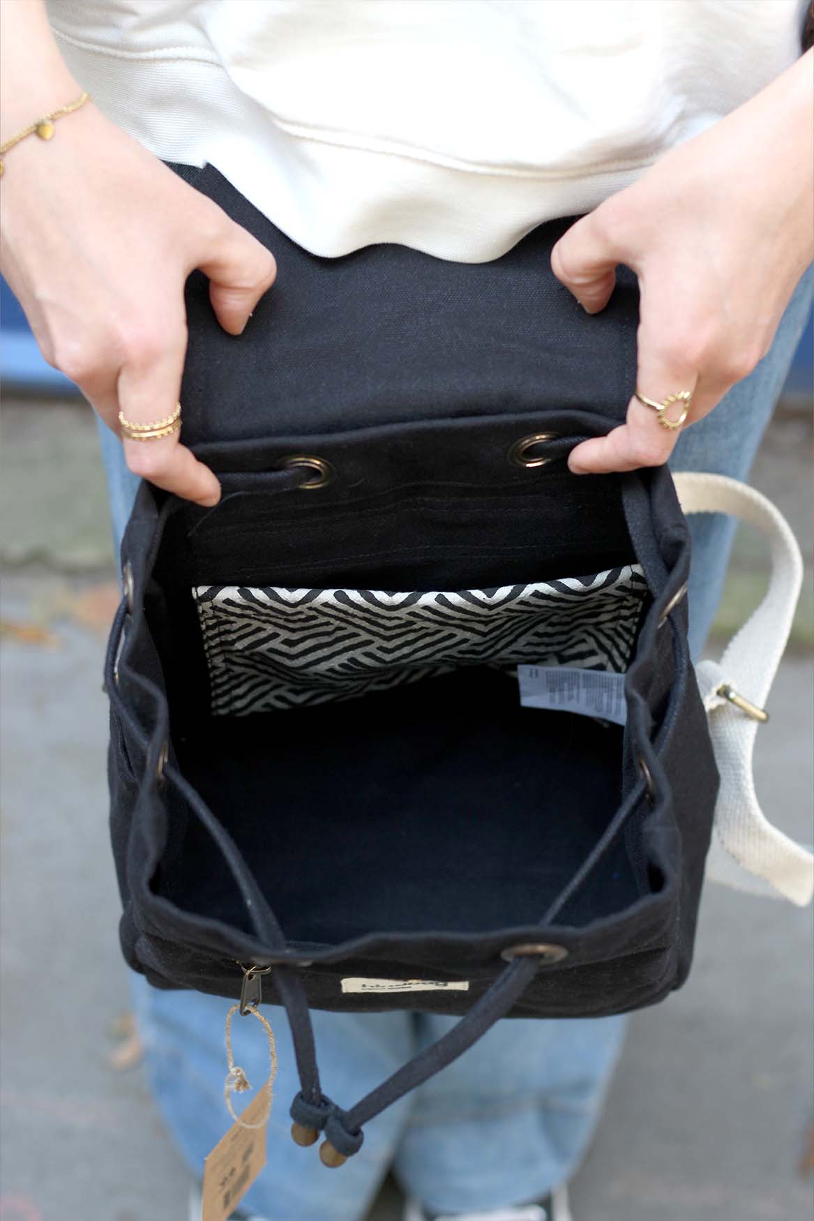 Mochila Eliot Mini Black Hindbag