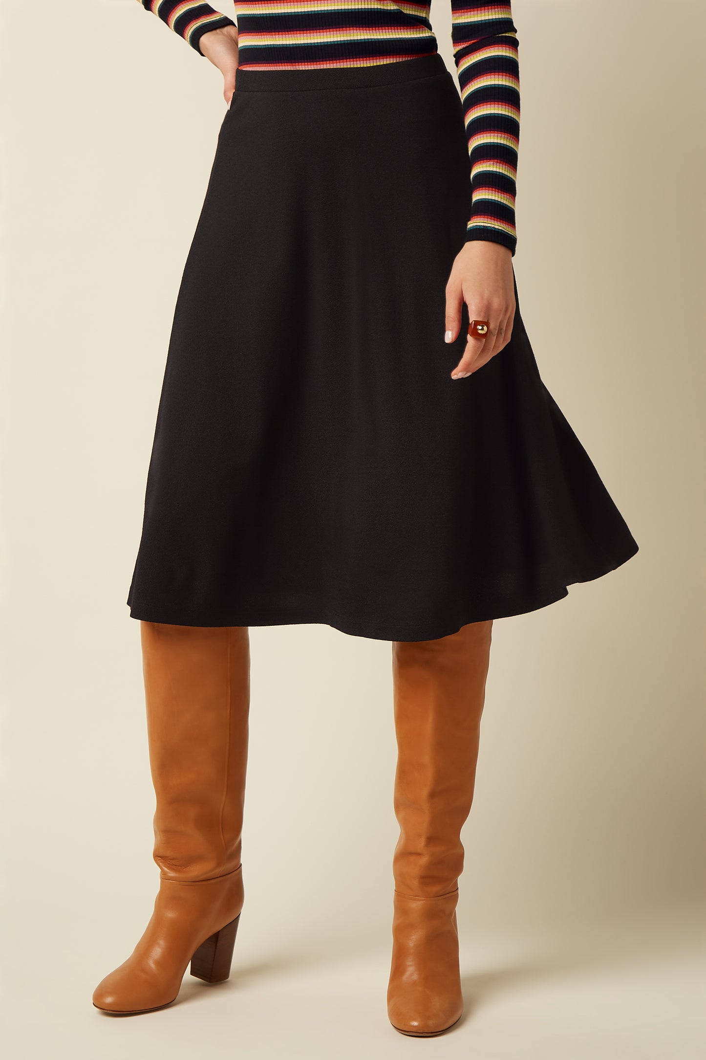 FALDA JUNO MILANO NEGRO