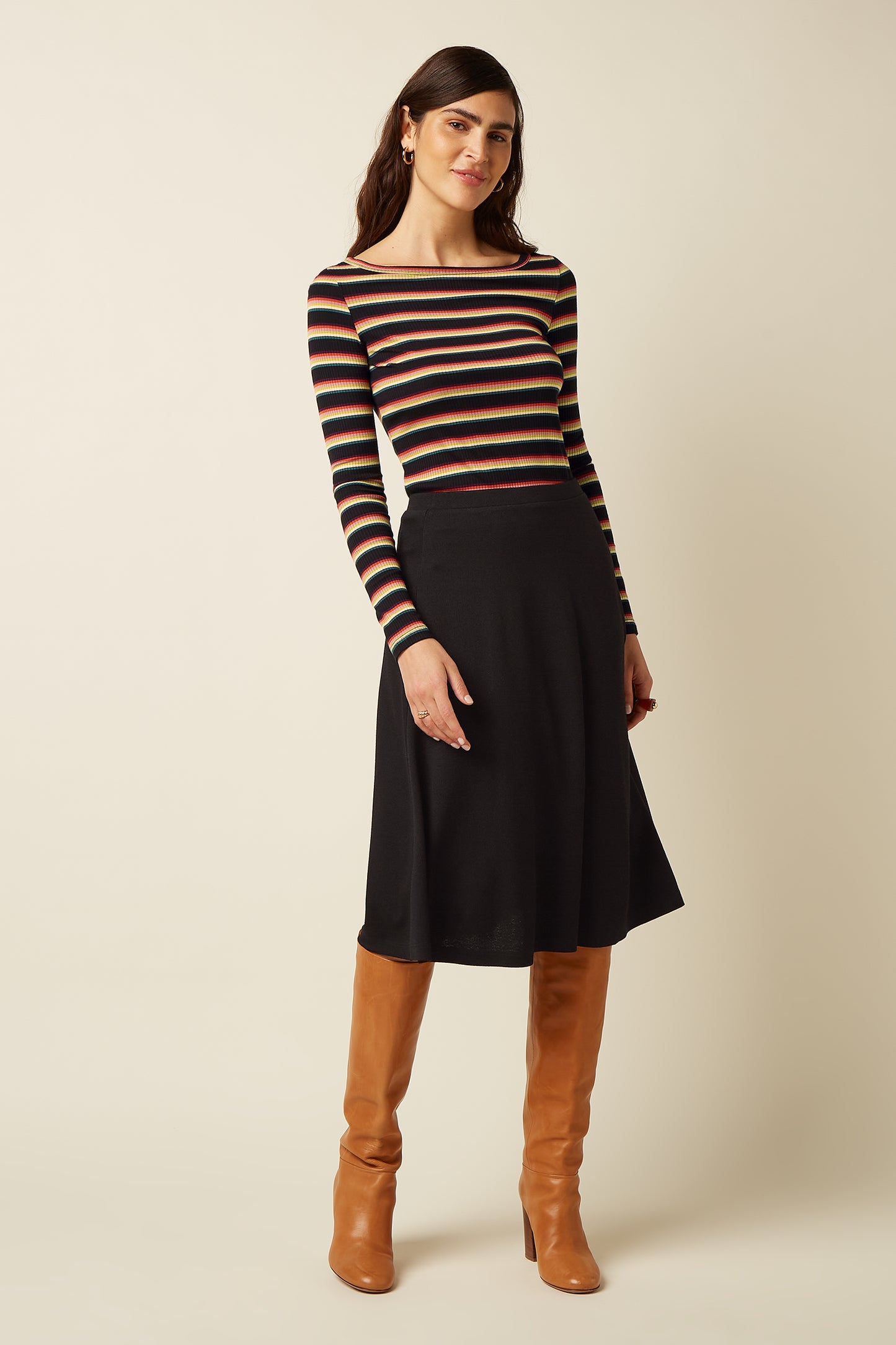 FALDA JUNO MILANO NEGRO