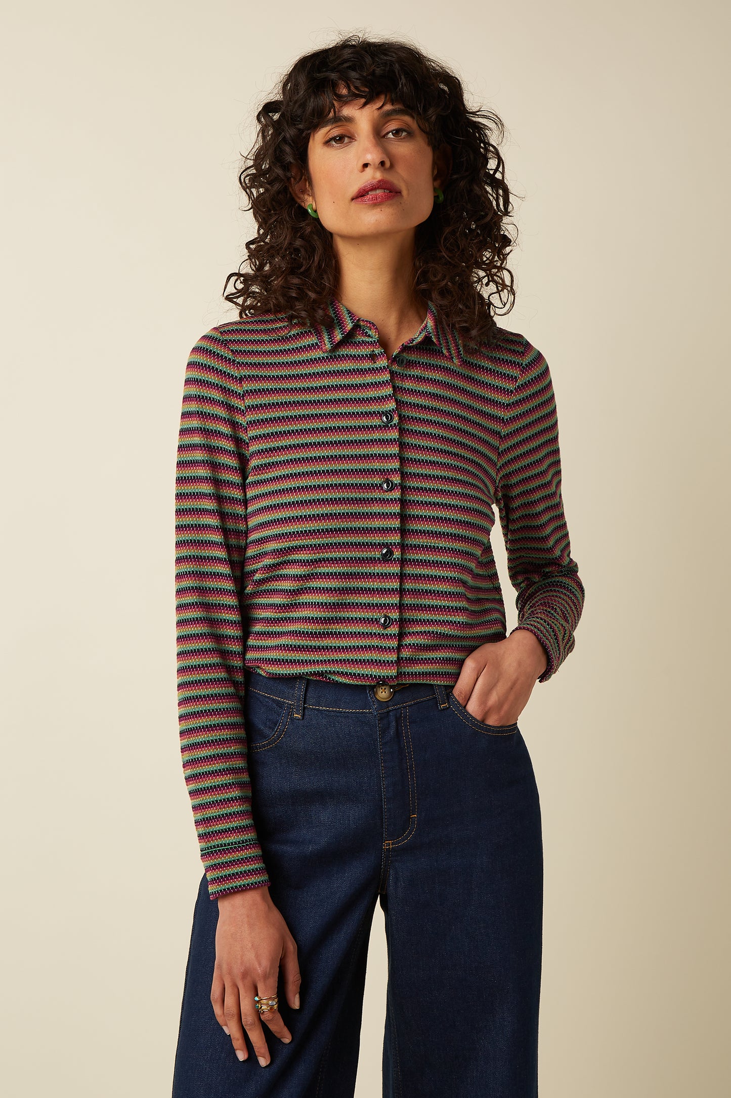 BLUSA BEEBOP RAYAS