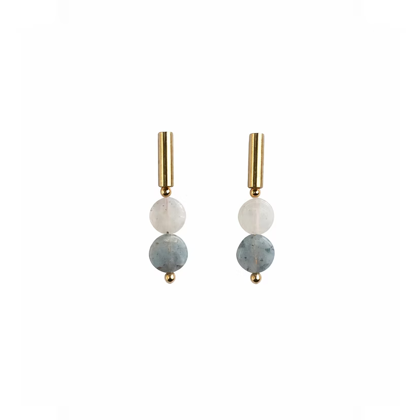 Pendientes Amber Grey Lavs