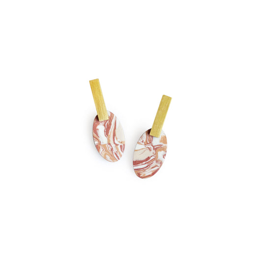 PENDIENTES AGATA MARRON