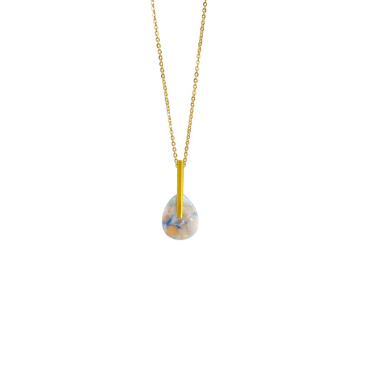 COLLAR CELESTE