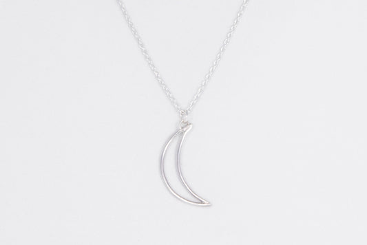 COLLAR LUNA PLATA