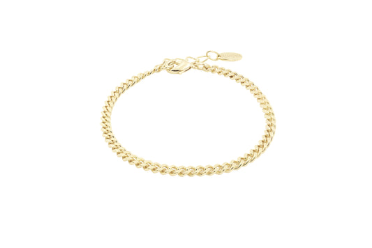 PULSERA CURB GOLD