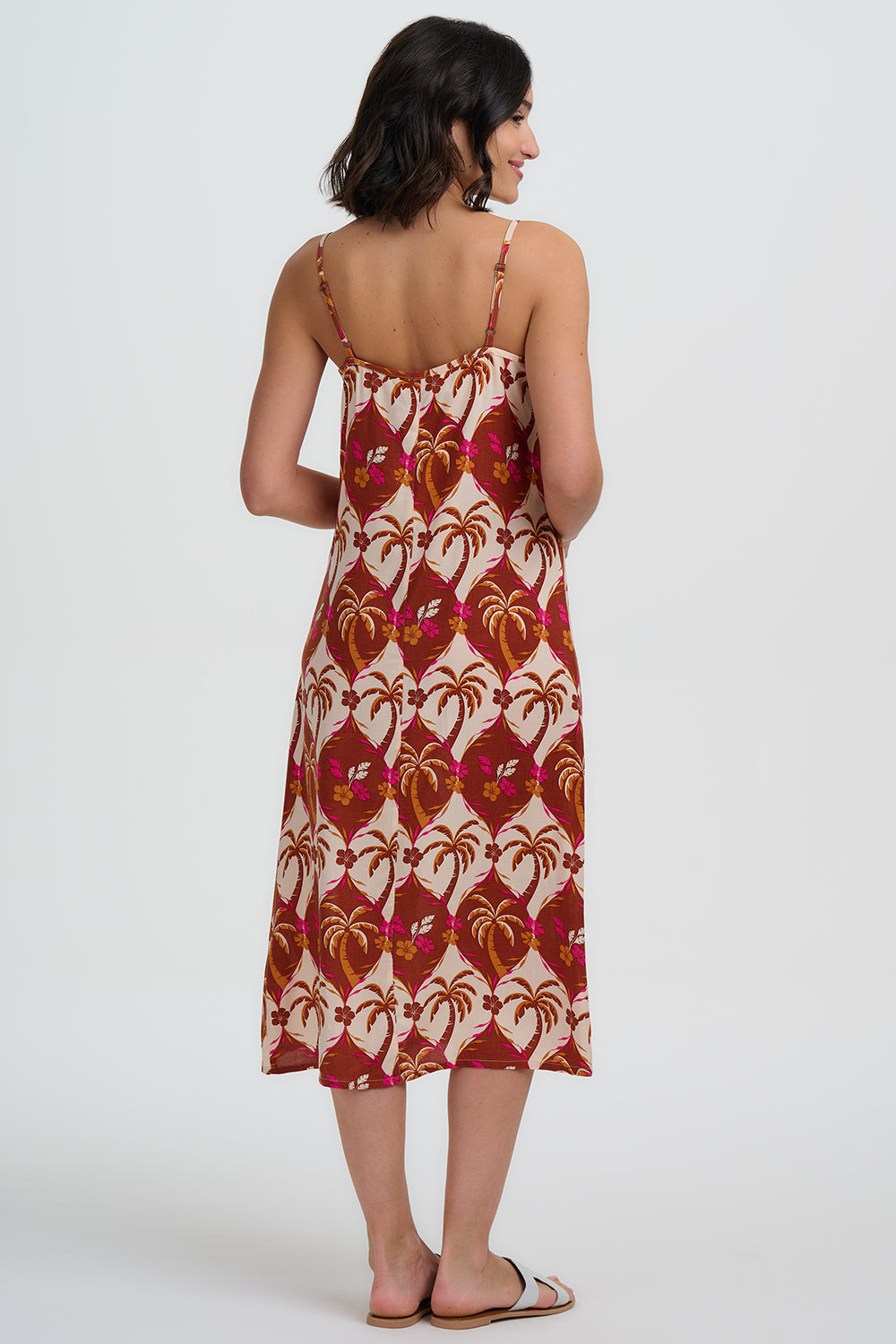 VESTIDO GRETCHEN PALM WAVES