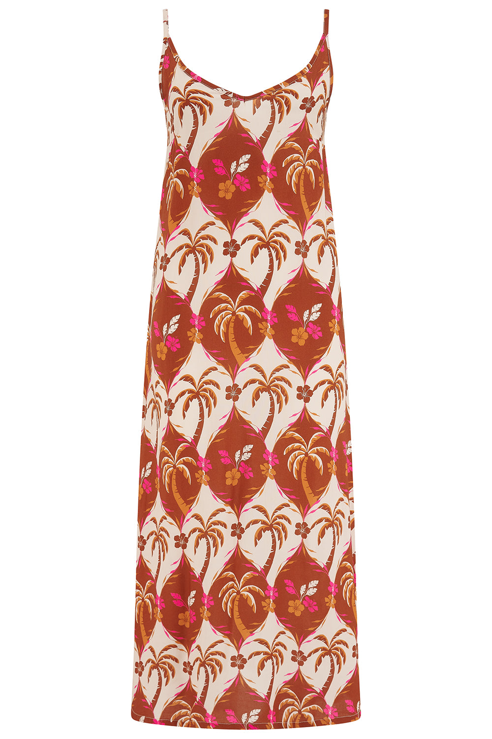 VESTIDO GRETCHEN PALM WAVES