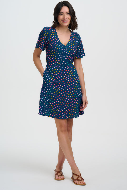 VESTIDO KARI RAINBOW MARBLES