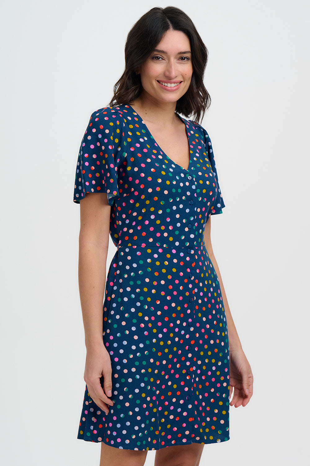 VESTIDO KARI RAINBOW MARBLES