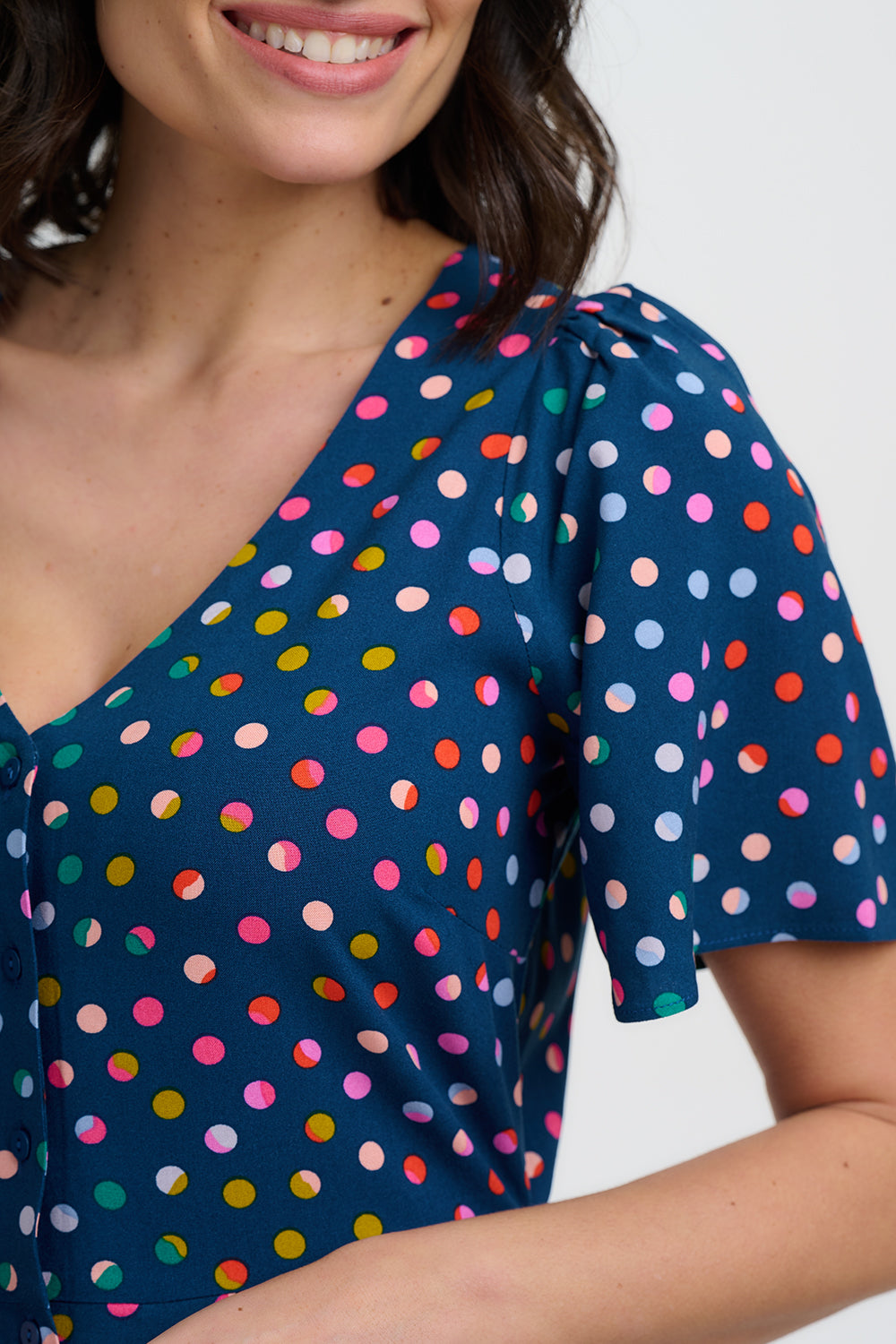 VESTIDO KARI RAINBOW MARBLES