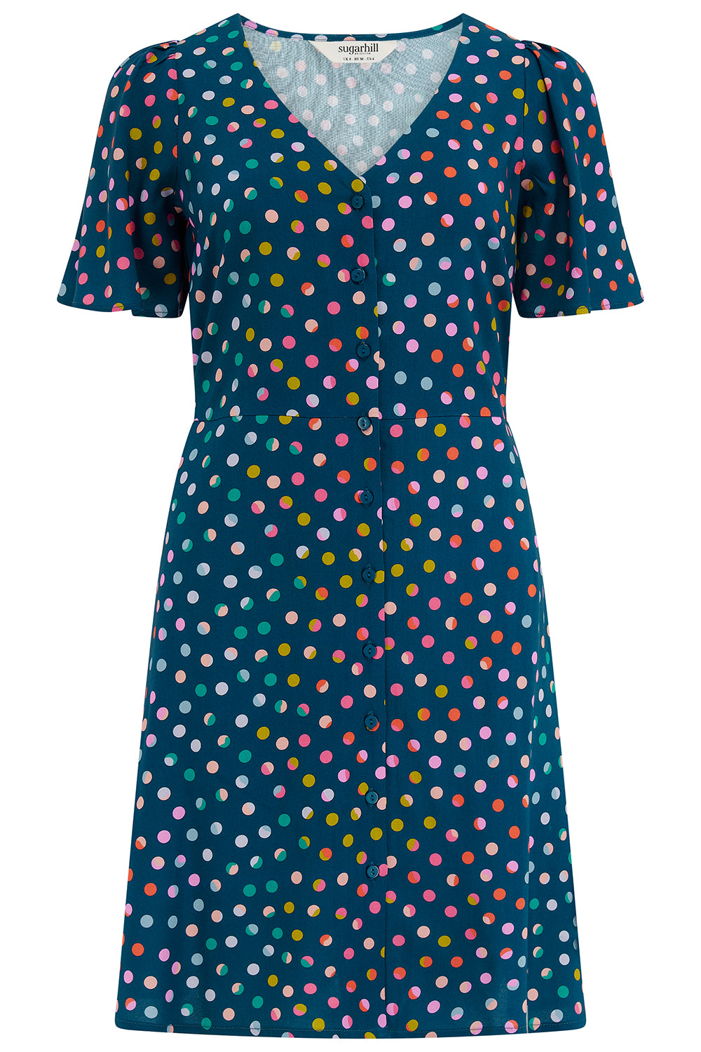 VESTIDO KARI RAINBOW MARBLES