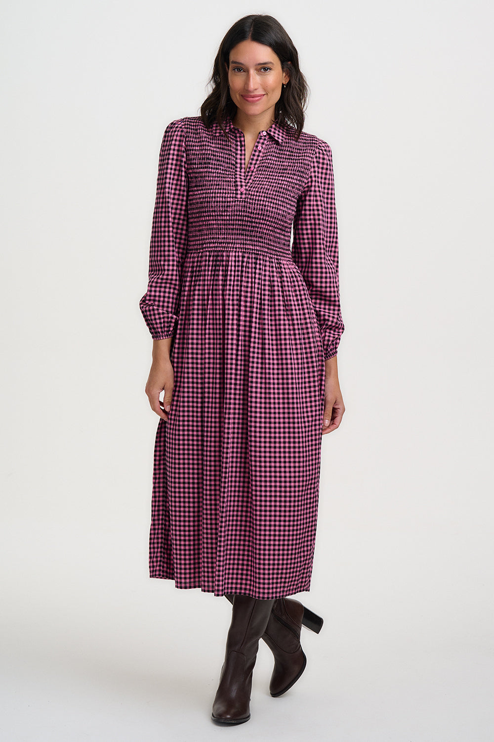VESTIDO DIANA ROSE GINGHAM