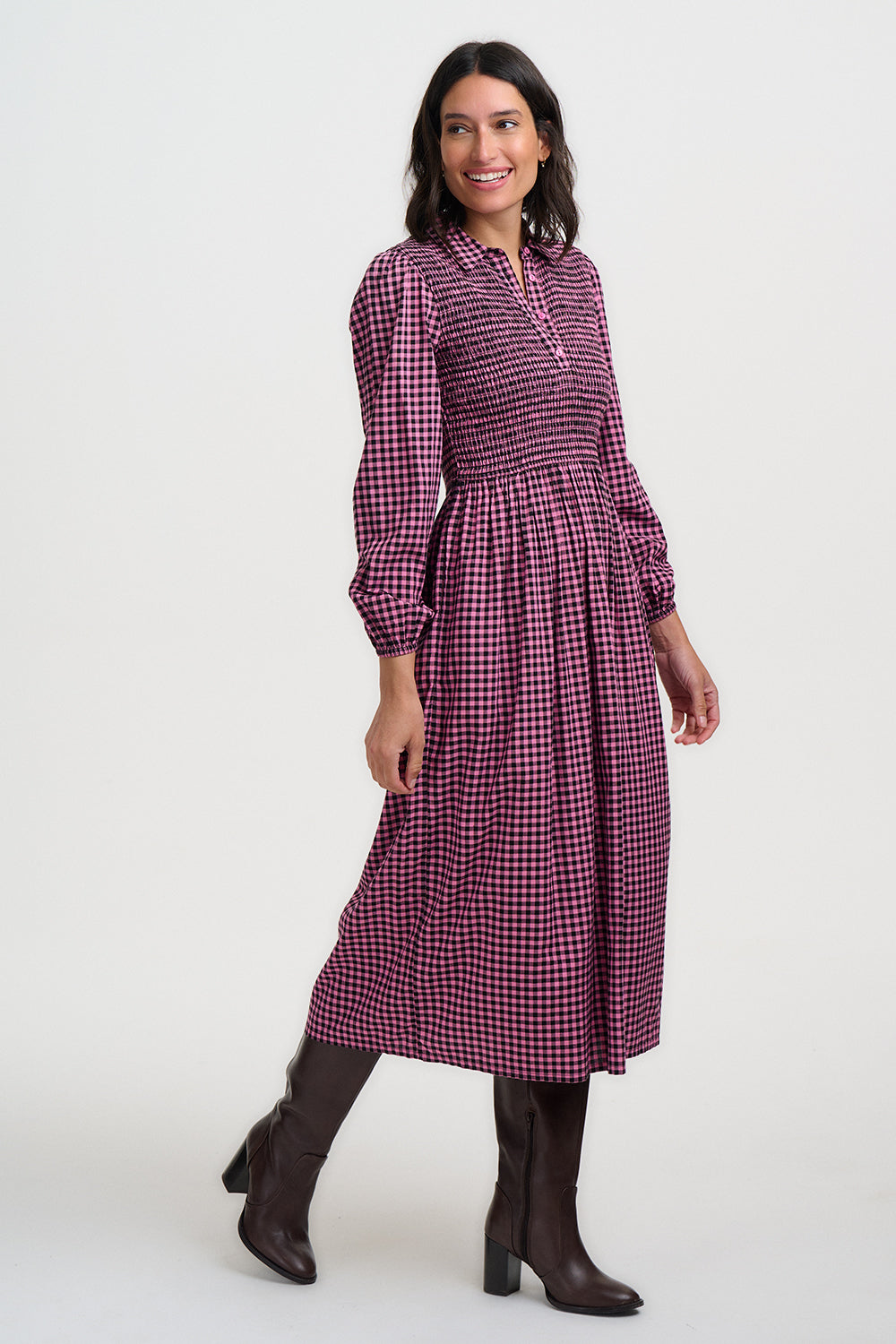 VESTIDO DIANA ROSE GINGHAM