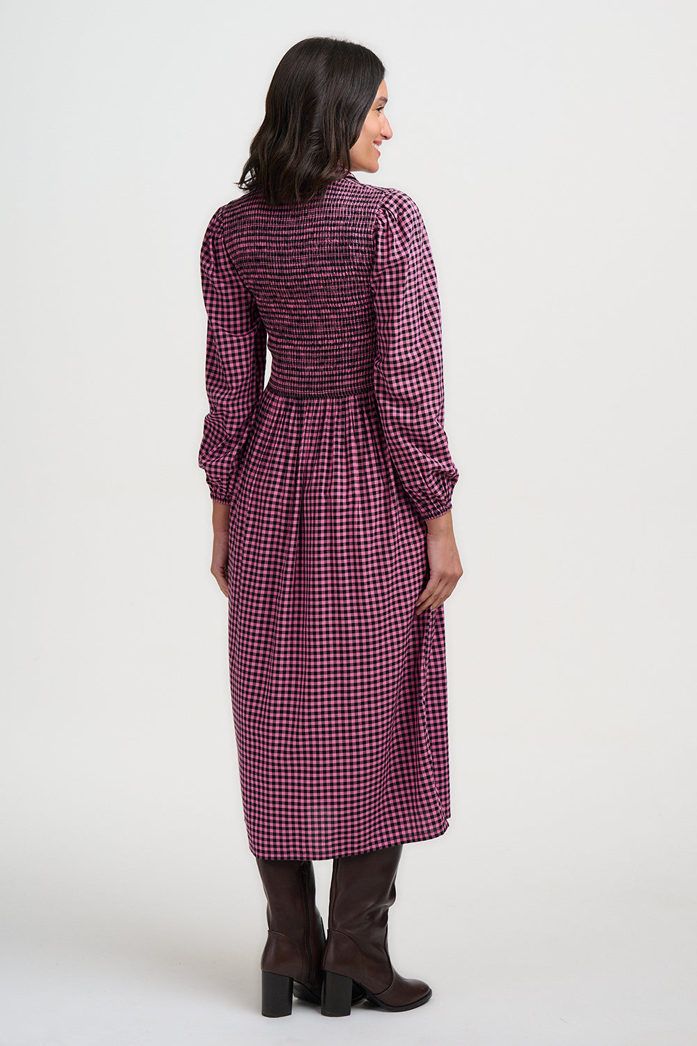 VESTIDO DIANA ROSE GINGHAM