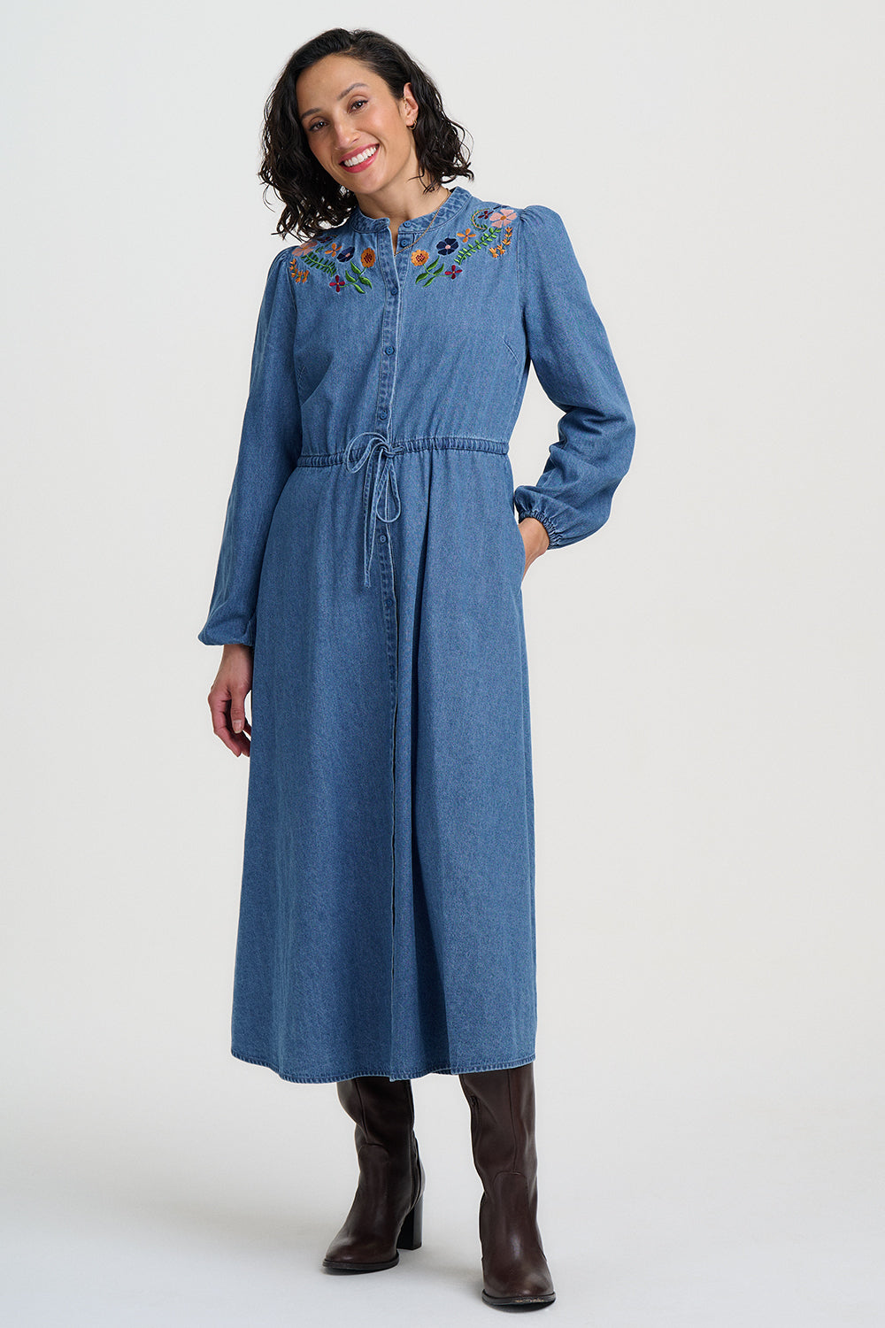 VESTIDO IVANA AUTUMN FLORAL