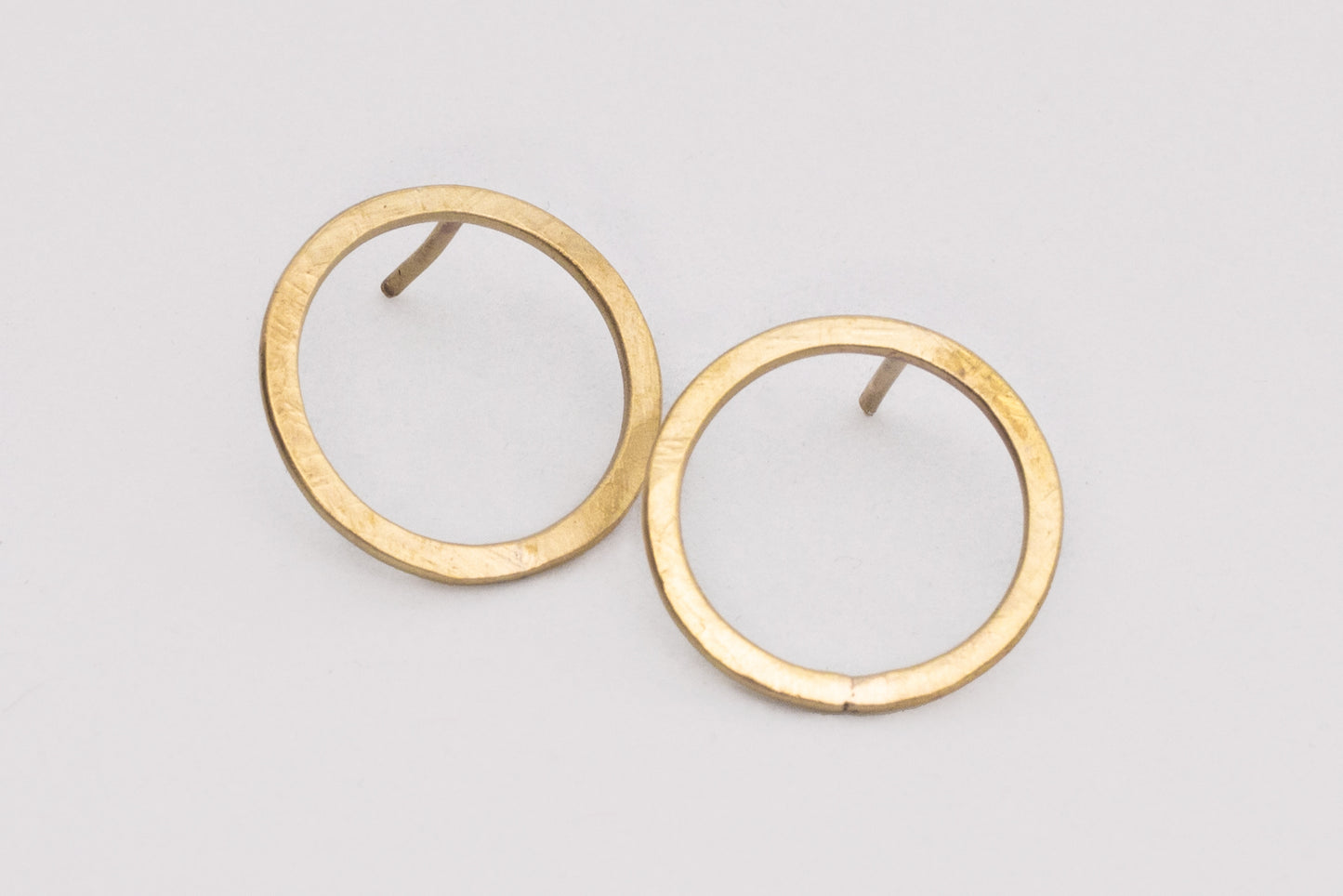 PENDIENTES ARO 18MM LATÓN