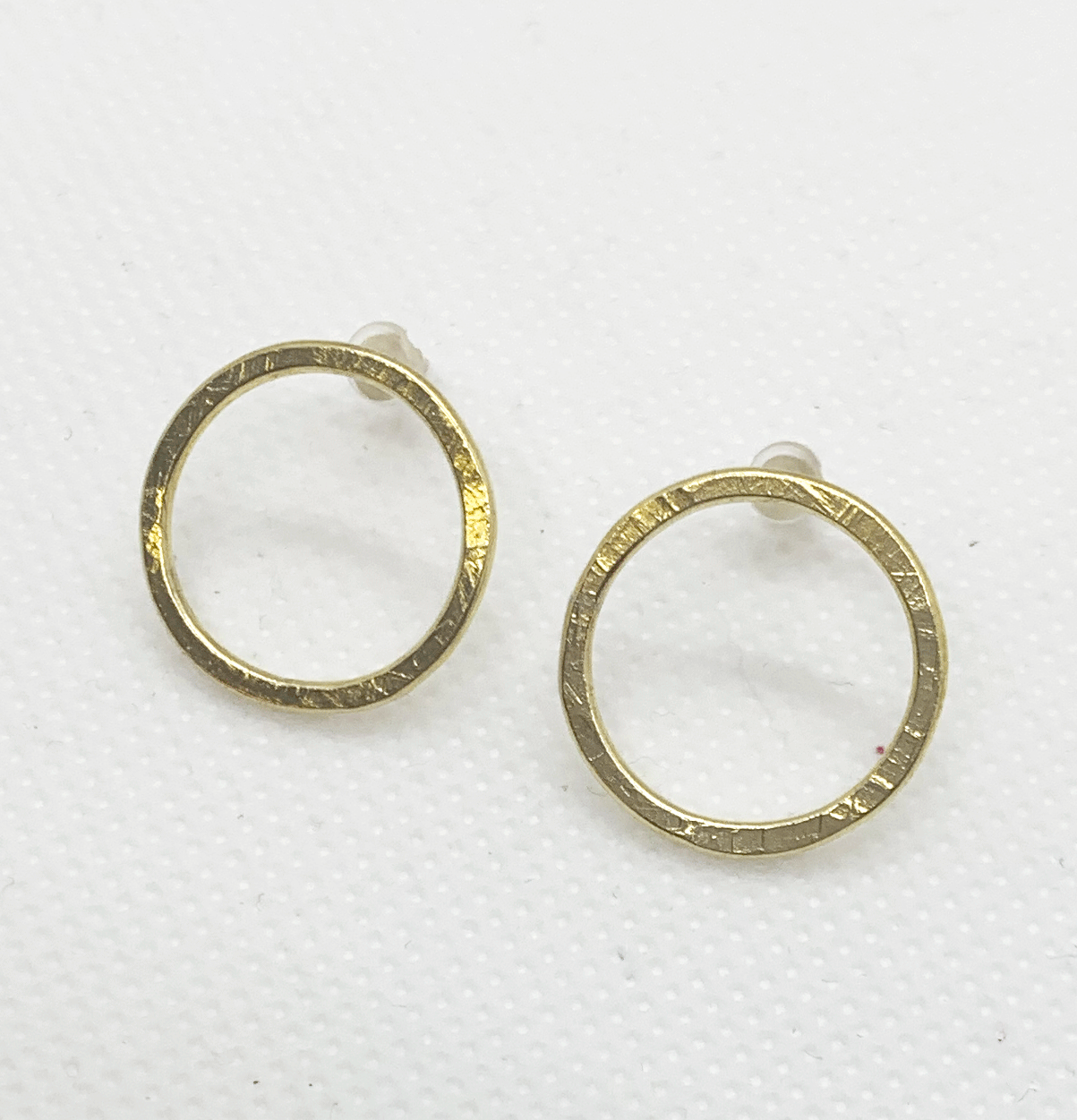 PENDIENTES ARO 18MM LATÓN