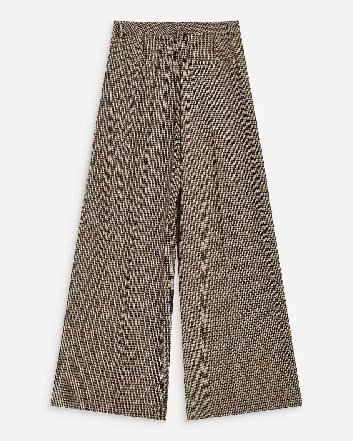 PANTALÓN AYEN CUADROS BEIGE