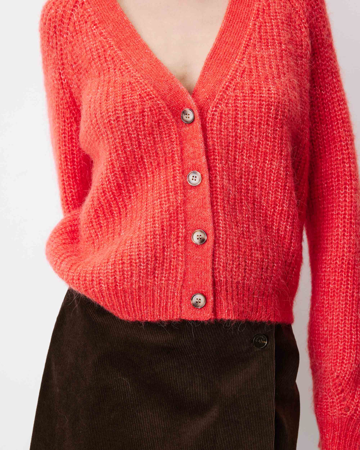 CÁRDIGAN SALUDA ROJO