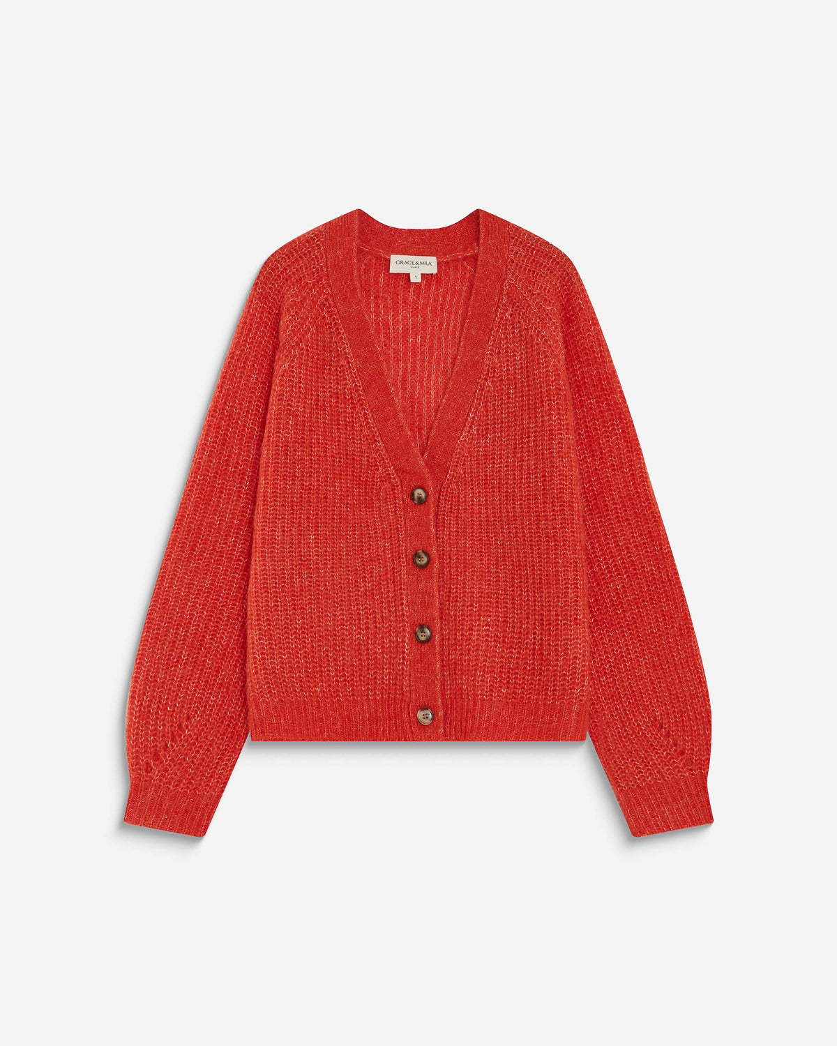 CÁRDIGAN SALUDA ROJO