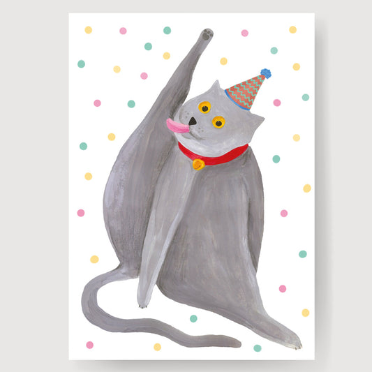 Tarjeta Gato Cumpleaños Patrizia Martos