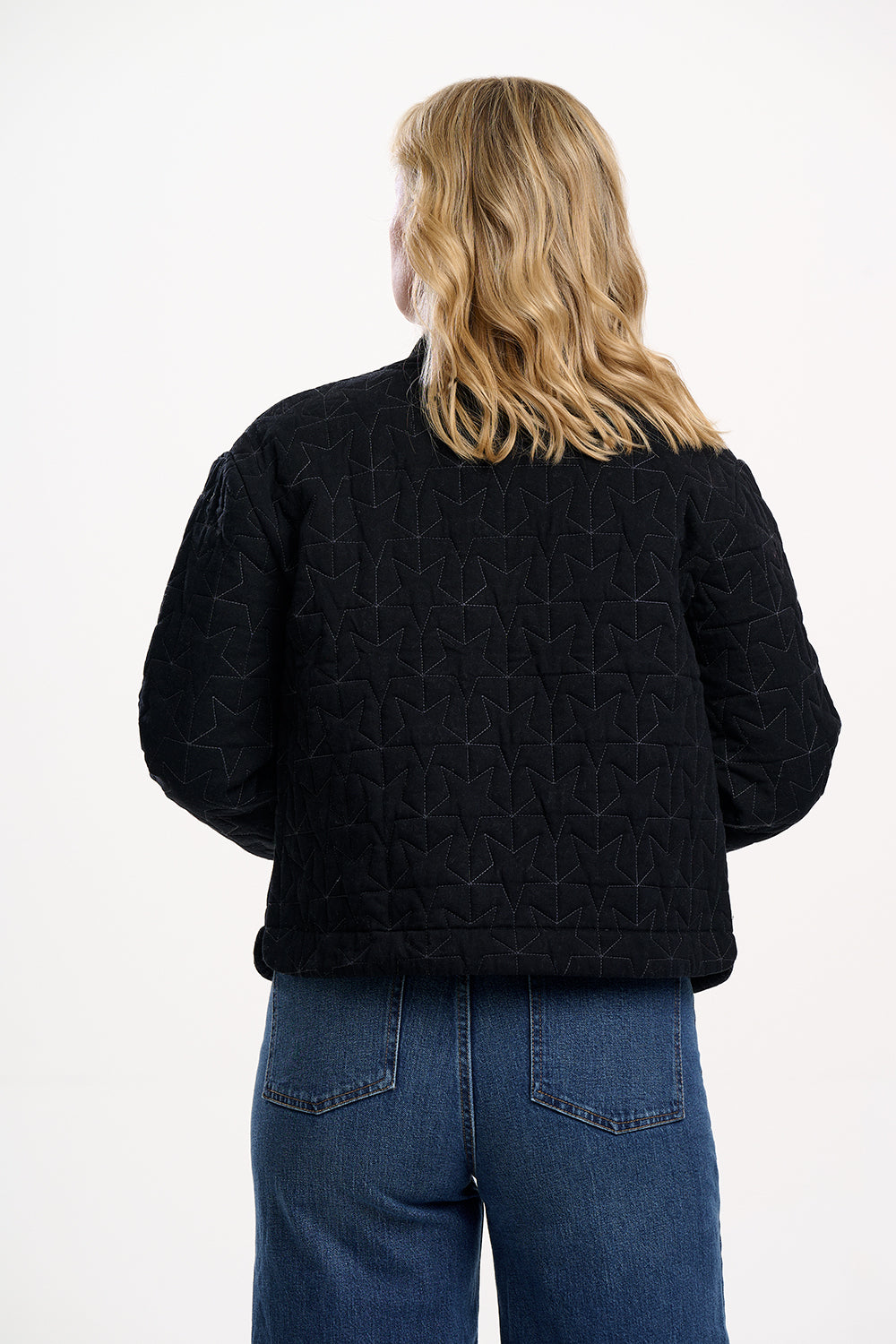 CHAQUETA REAGAN STAR QUILT NEGRO