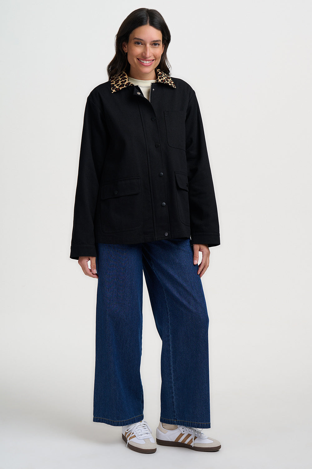 CHAQUETA RAYE BARN LEOPARD