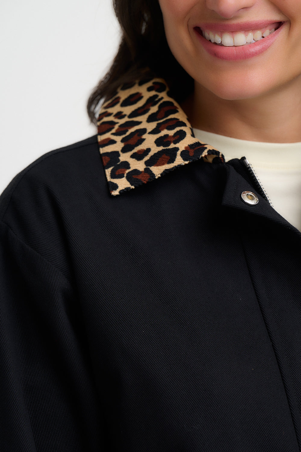 CHAQUETA RAYE BARN LEOPARD