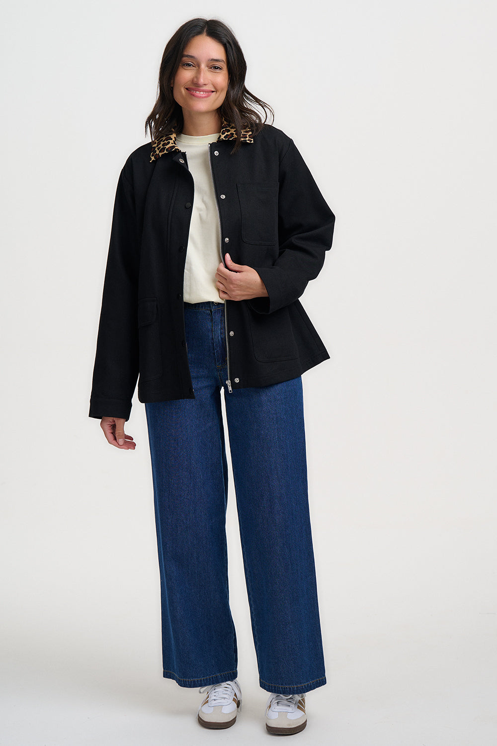 CHAQUETA RAYE BARN LEOPARD