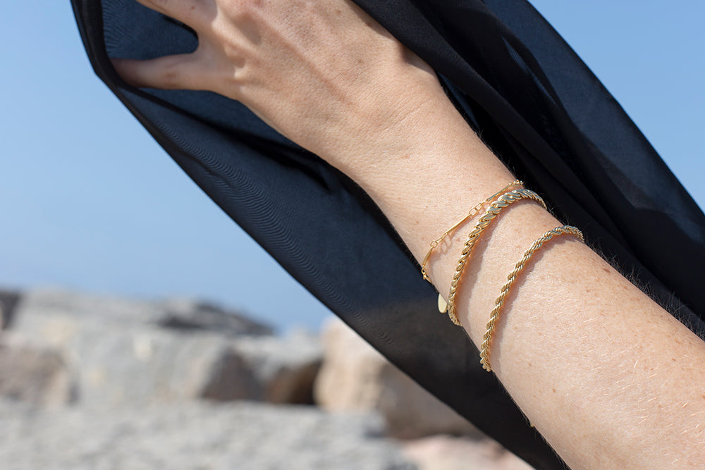 PULSERA TWISTER GOLD