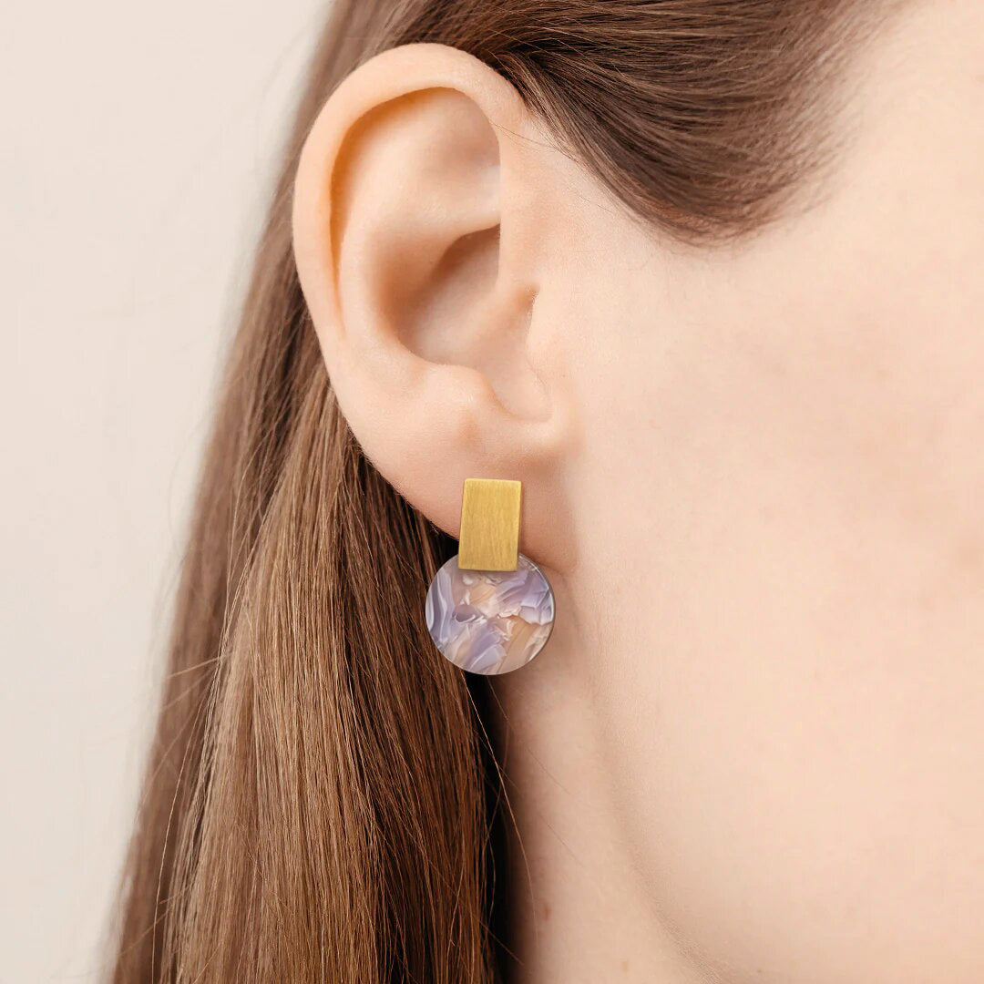 PENDIENTES LILAC
