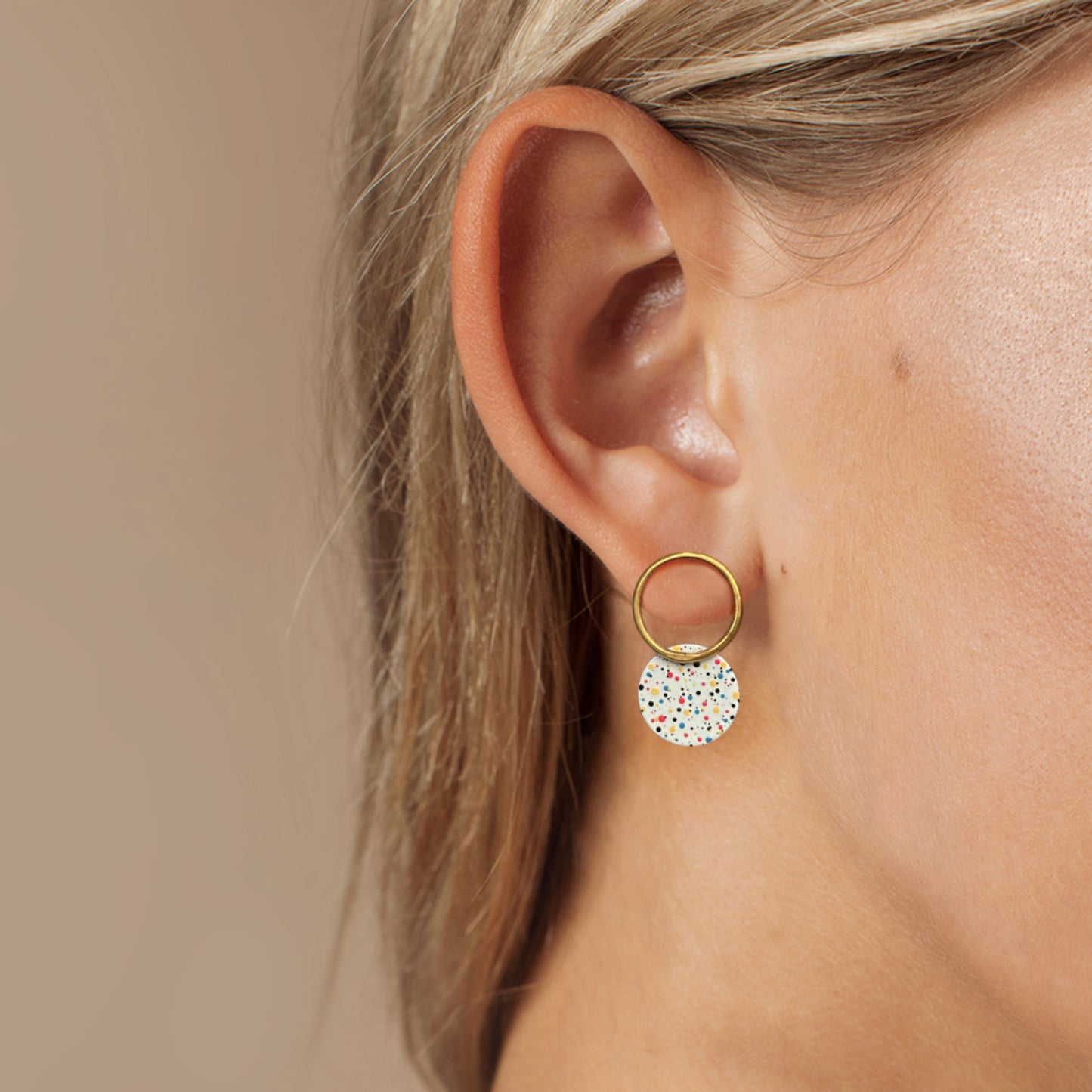PENDIENTES MOTTLED