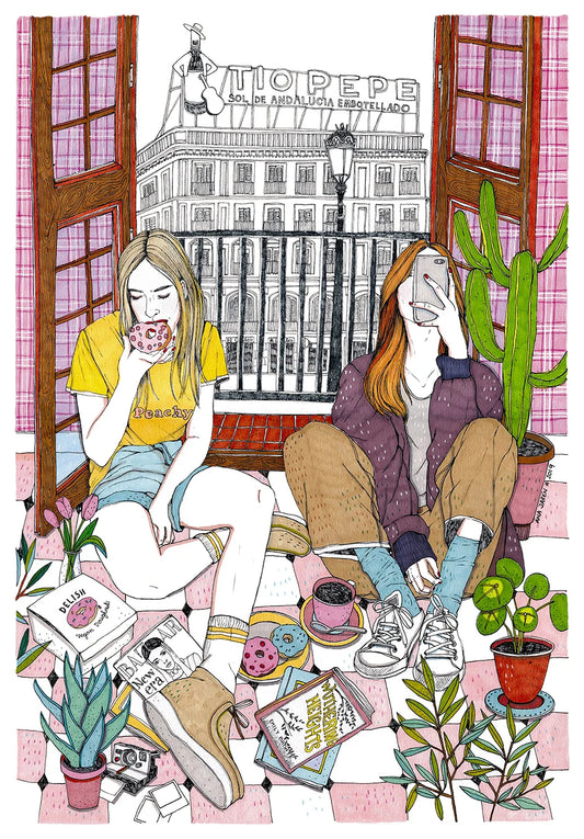 Lámina Madrid 4 Ana Jarén