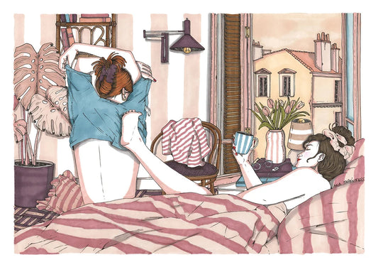 Lámina Ven a la cama Ana Jarén