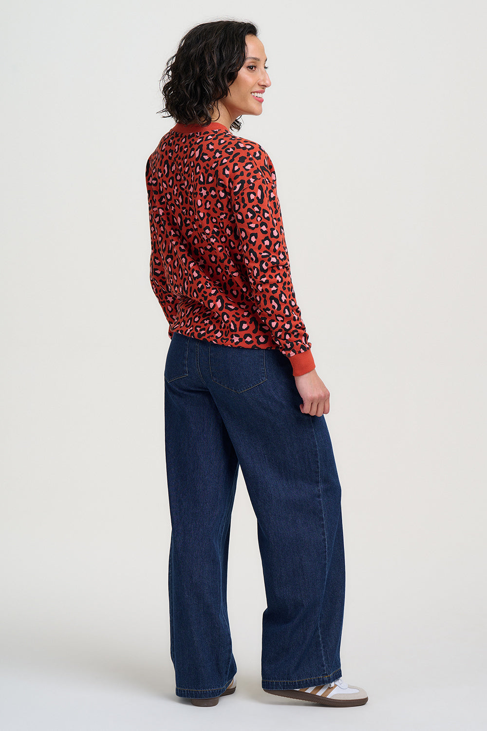 SUDADERA NOAH RUST/PINK LEOPARD