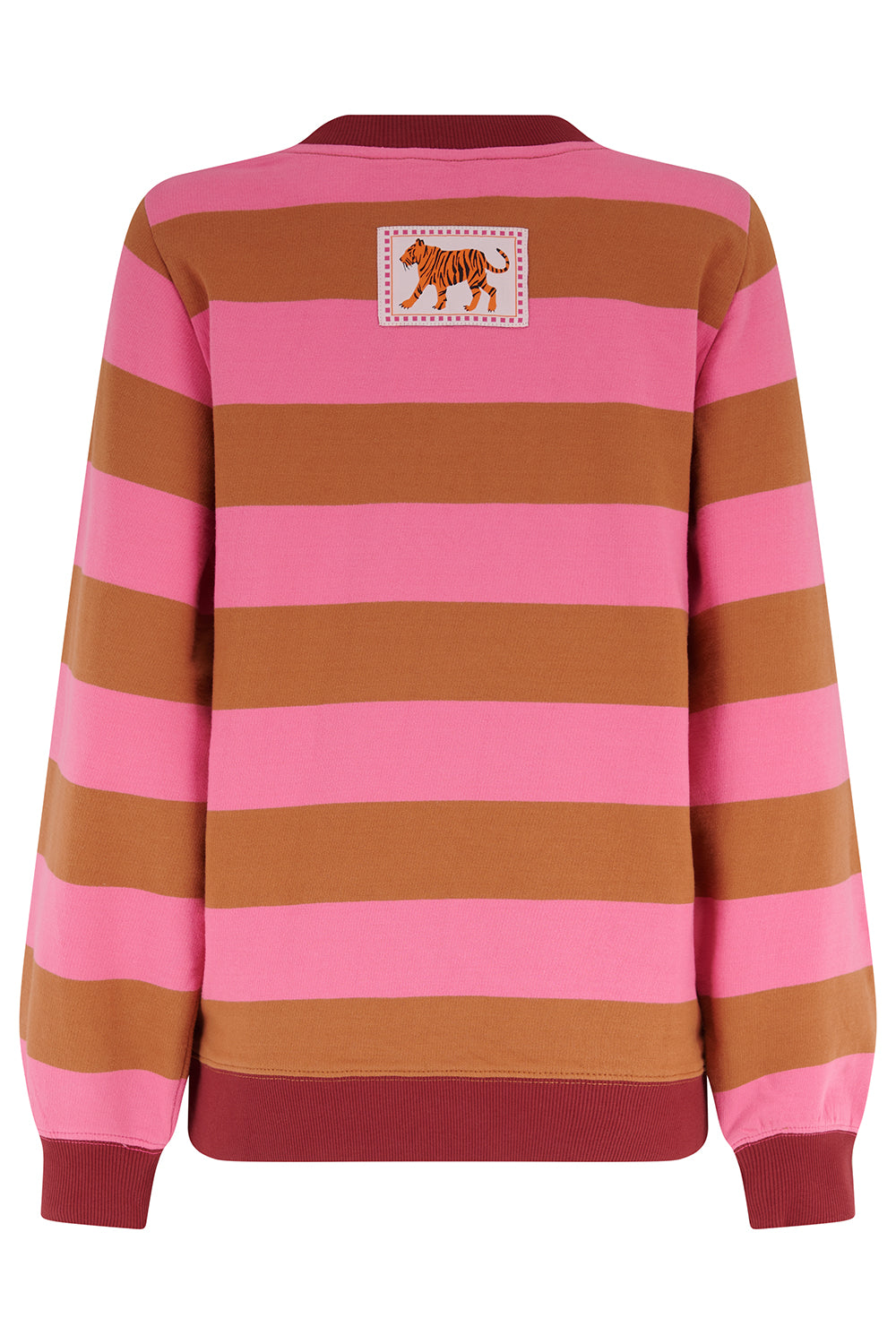 SUDADERA MINDY RAYAS PINK/BROWN
