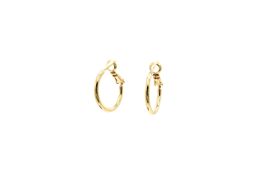 PENDIENTES SLEEK SMALL HOOP GOLD