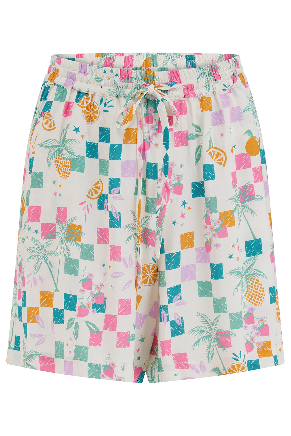 SHORT PATTY FRUIT CHECKERBOARD