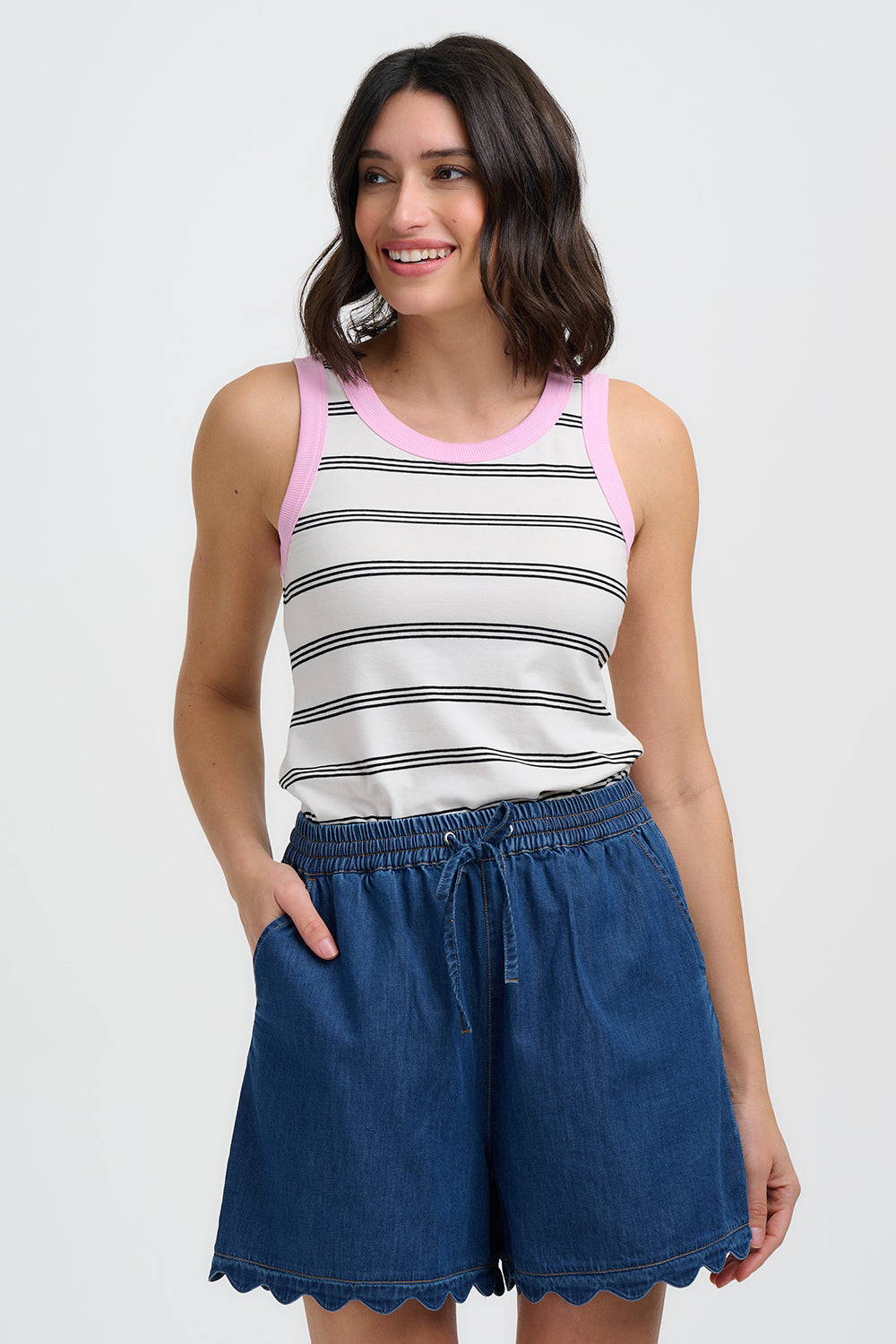 SHORT SHELLY DENIM