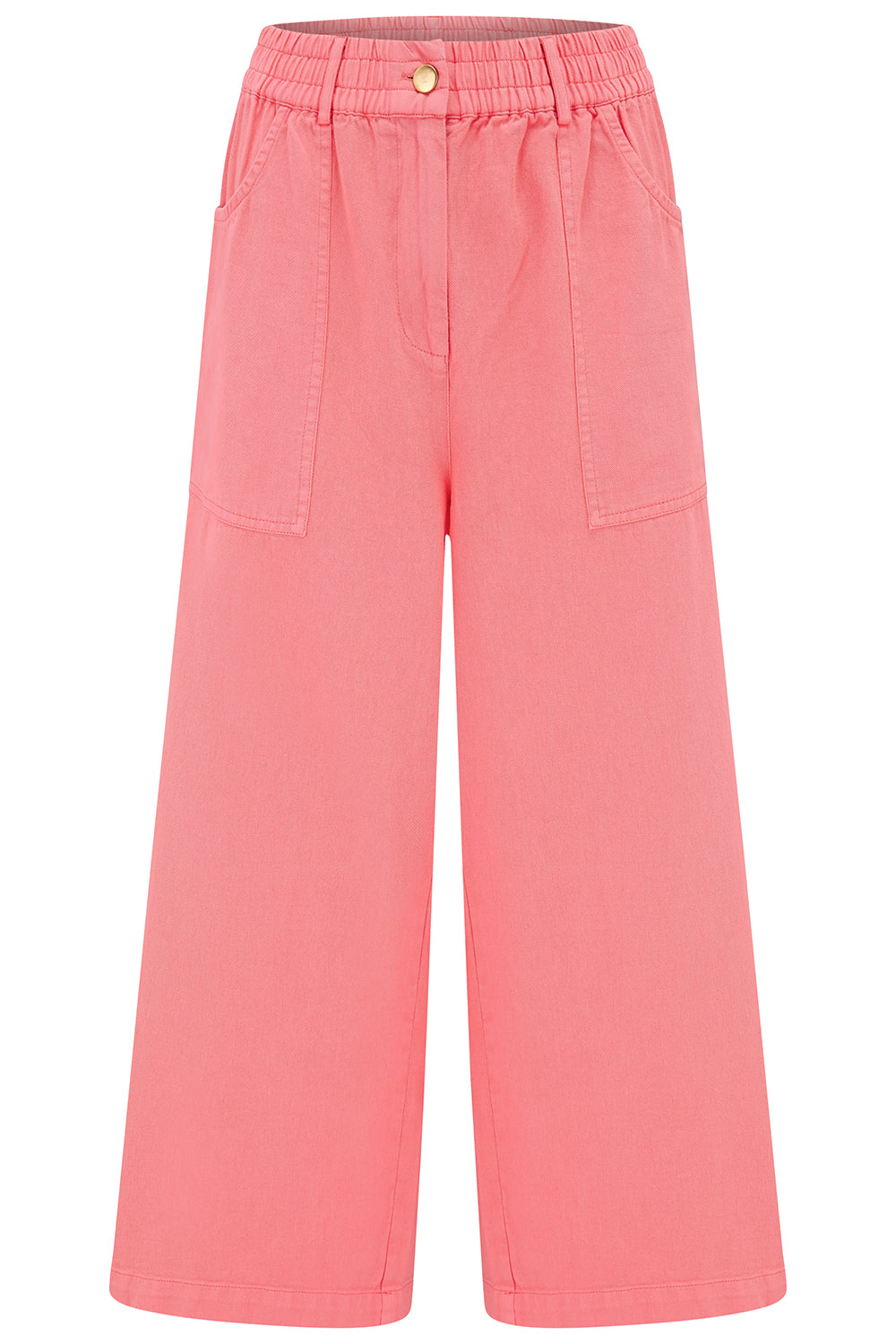 PANTALÓN CHARLENE CROPPED CORAL