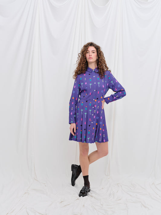 VESTIDO TALA MORADO