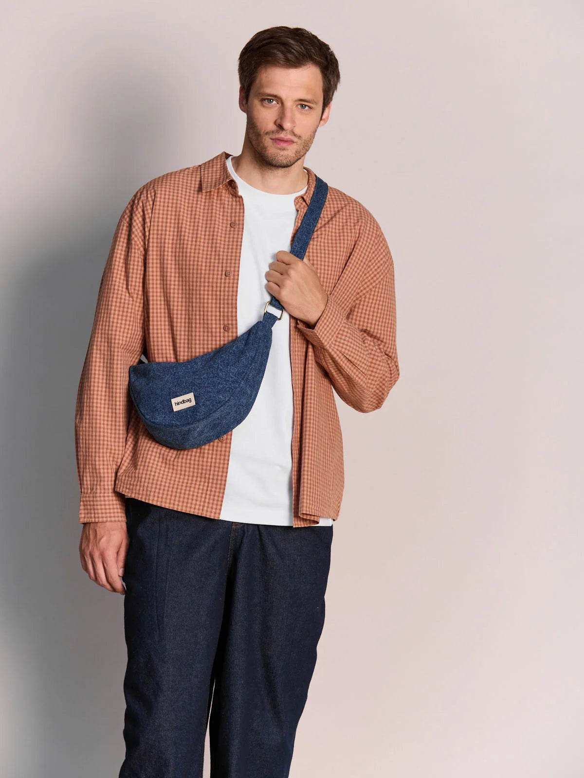 Riñonera Andrea Denim Azul Hindbag