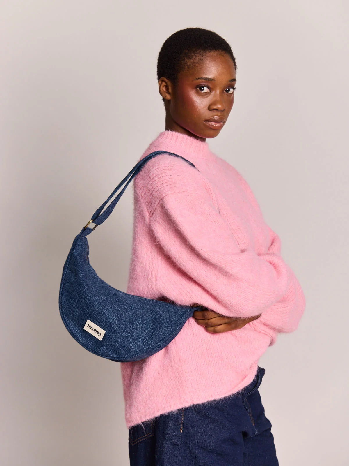 Riñonera Andrea Denim Azul Hindbag