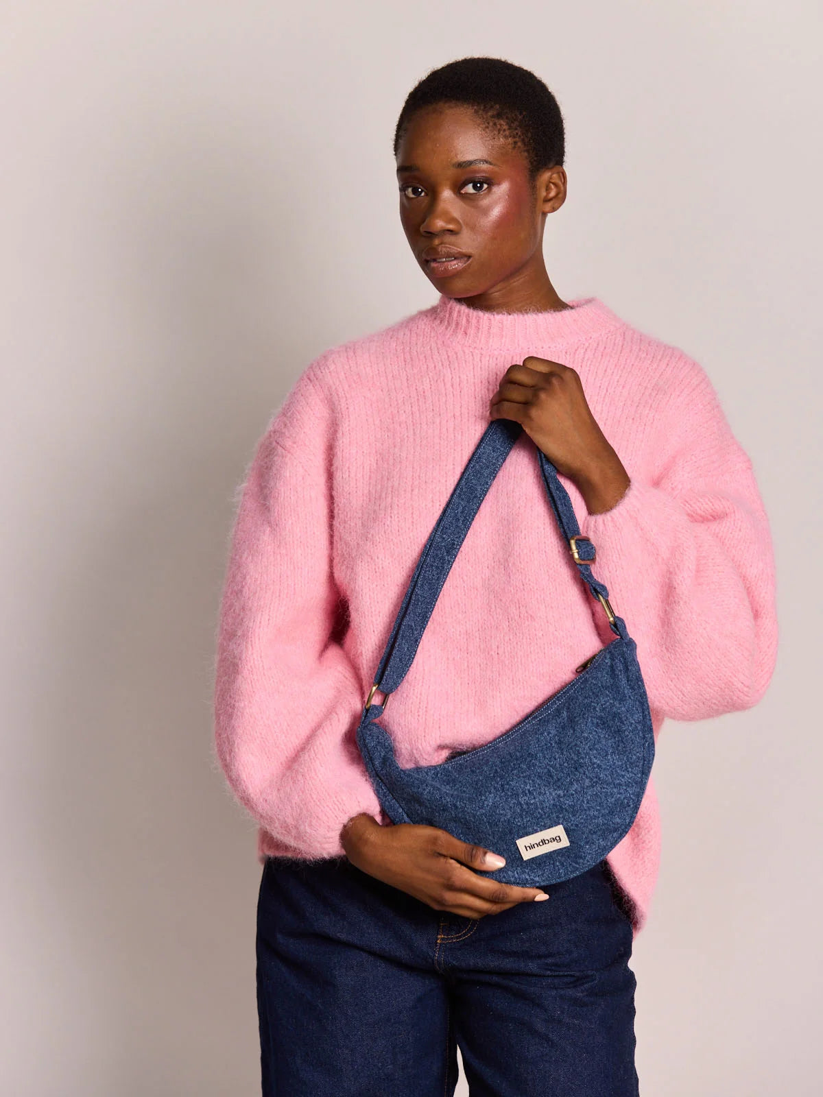 Riñonera Andrea Denim Azul Hindbag